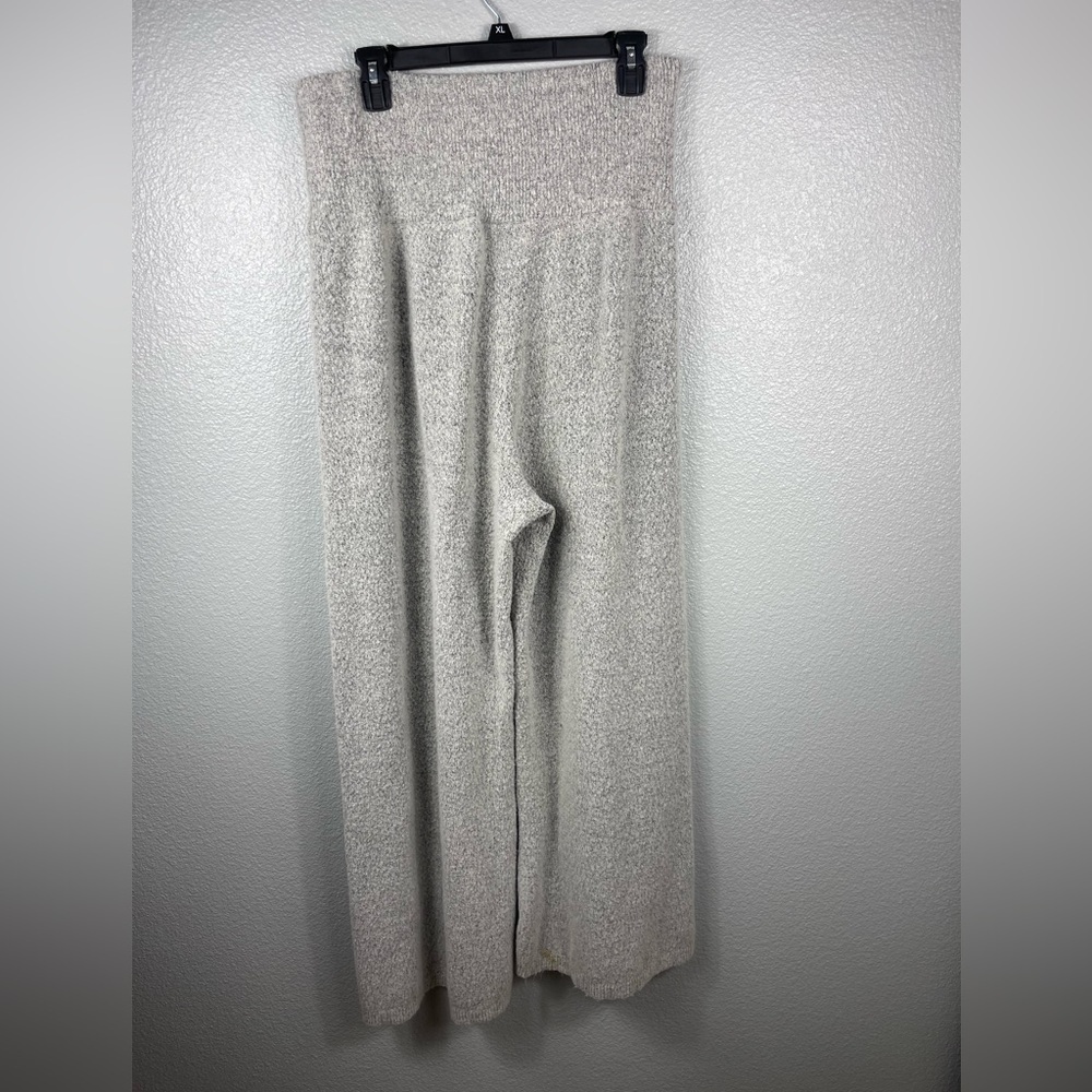 Gabrielle Union New York & Company Grey High Rise Sweater Wide Leg Lounge Pants - Picture 6 of 11